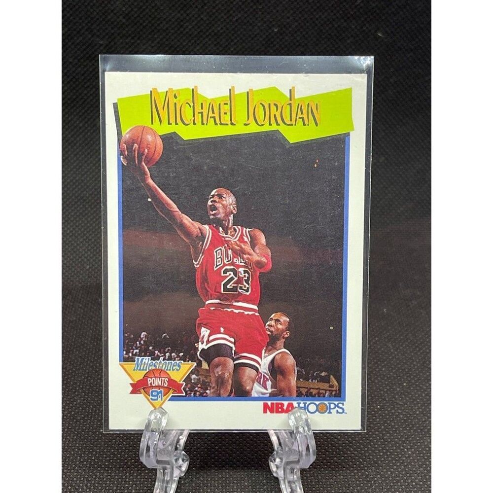 Michael Jordan Card 1991-92 NBA Hoops #317